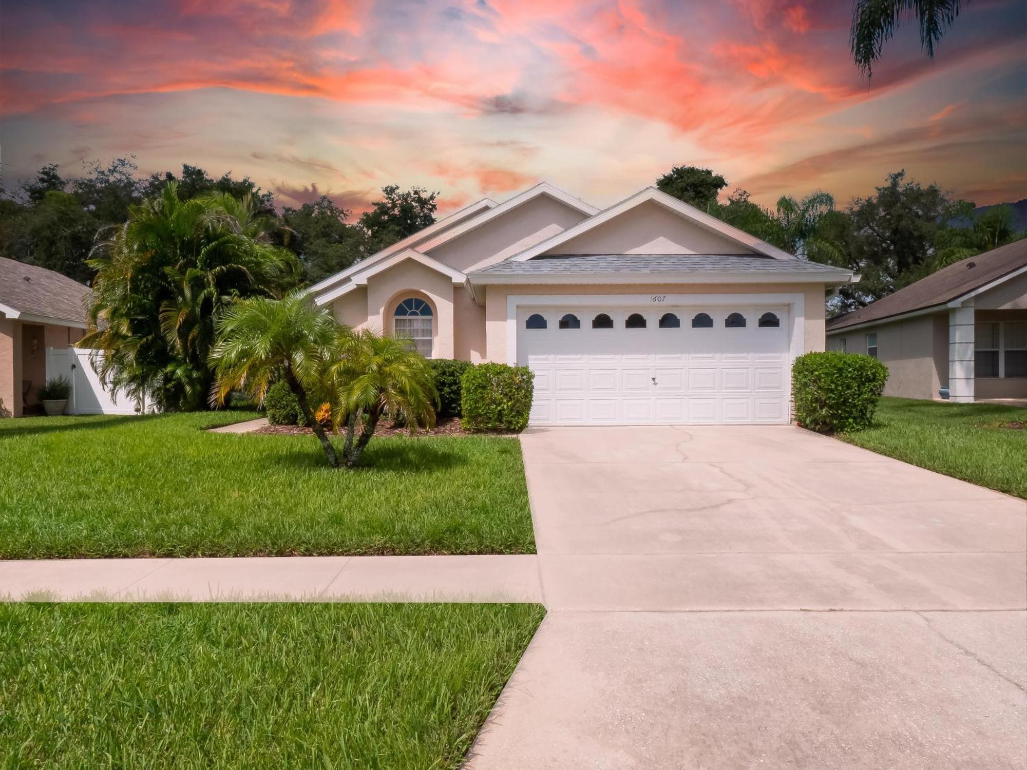 Bsv1607 - Amazing 5 Bedroom Home With Free Wifi And Private Pool & Spa Orlando Exteriör bild